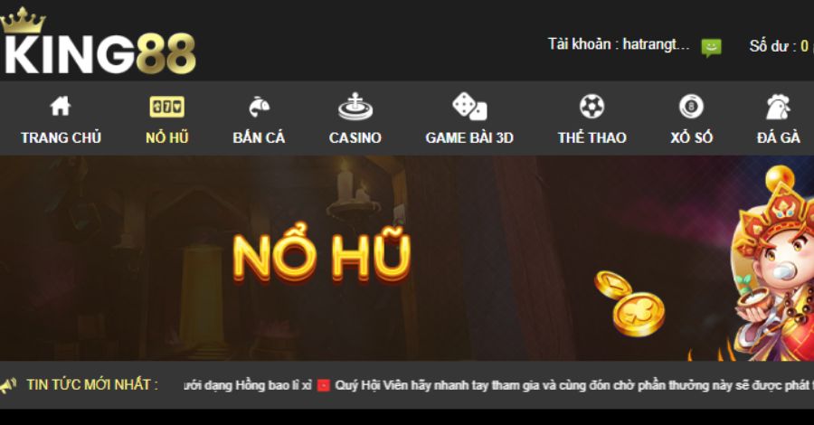 Game nổ hũ King88 cực thú vị